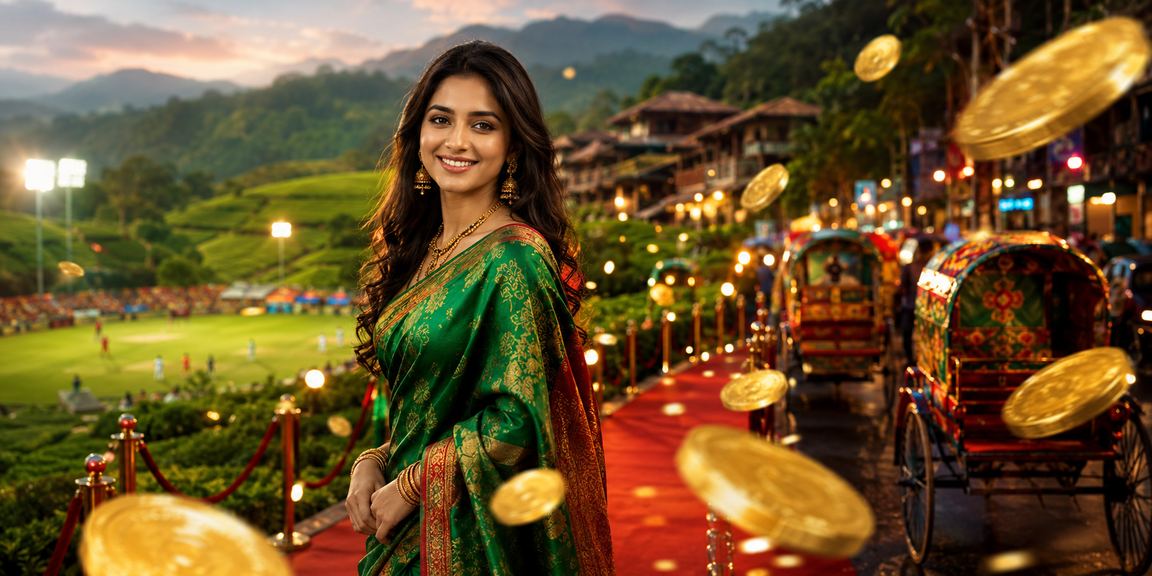 ঢাকার চা বাগানে বসে হাই রোলার বেটিং উপভোগ করছেন একজন অভিজ্ঞ খেলোয়াড়